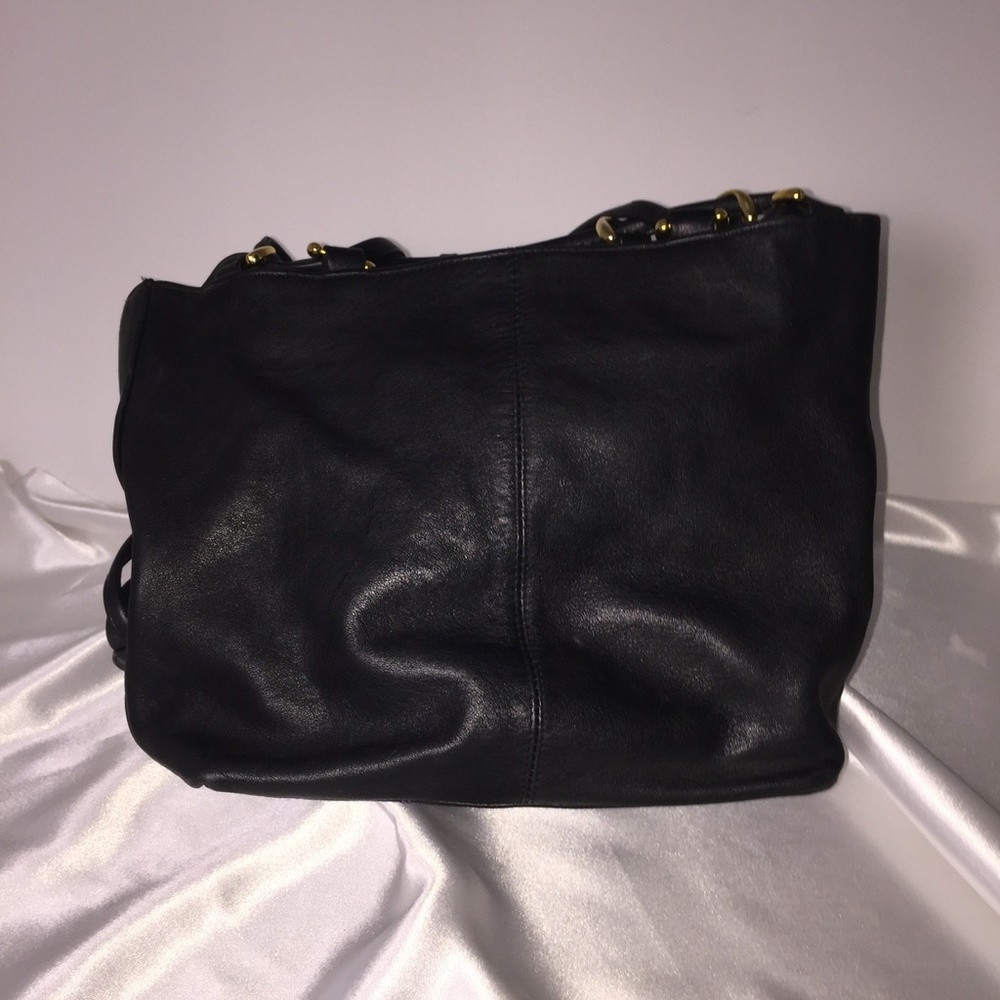 🌎Joe Leather Black  Crossbody Bag - Picture 2 of 7